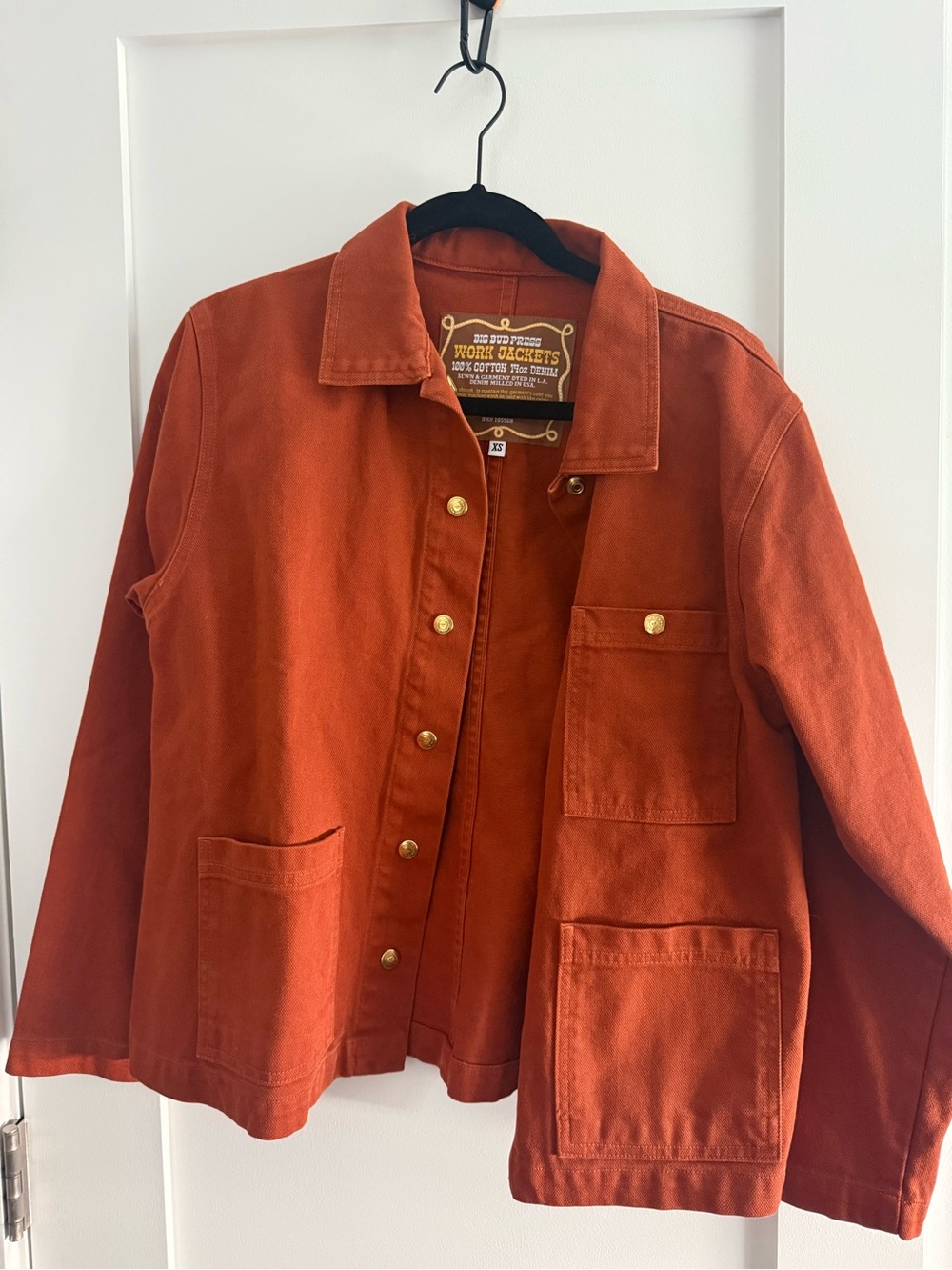 Big Bud Press work jacket xs terracotta - Picture 3 of 3